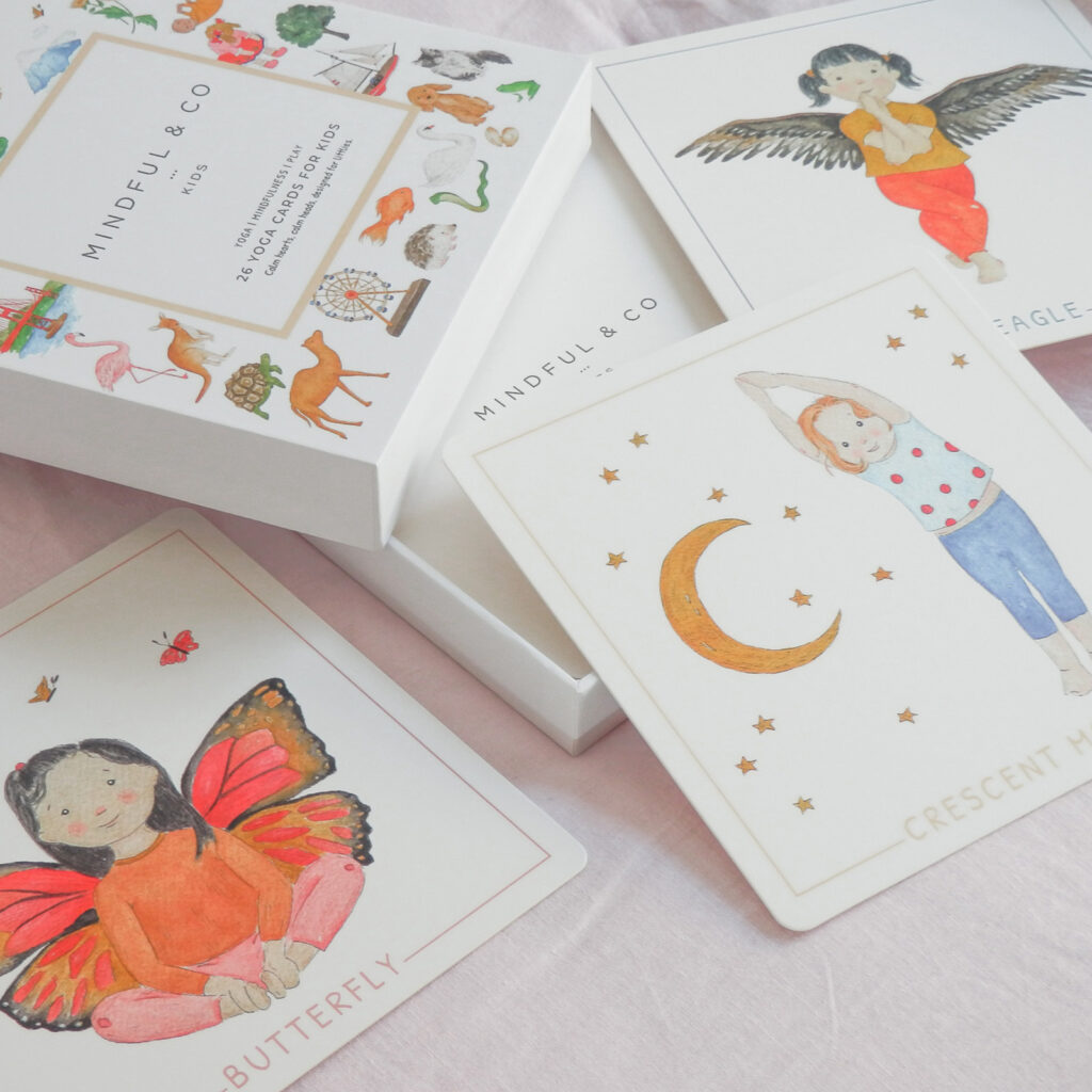 Mindful & Co Yoga flashcards | Sold by Plums and Pumpkins